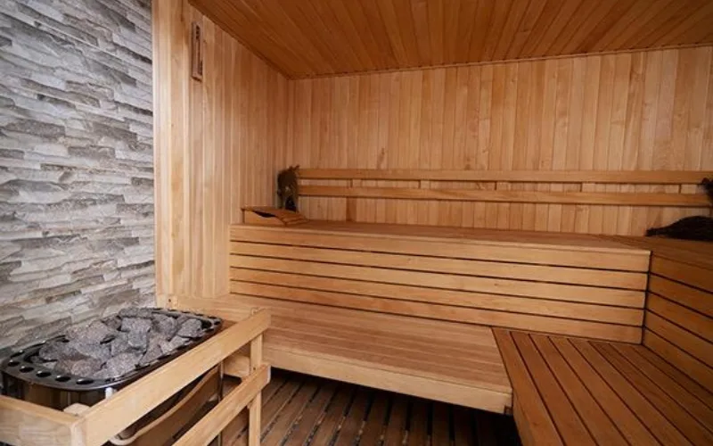 Clean Empty Barrel Sauna